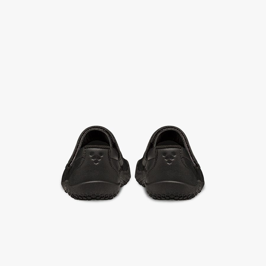Black Vivobarefoot Wyn School II Kids' Casual Shoes | America 0233NWYB